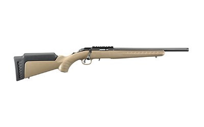 Ruger American Rifle 22 LR 16in Blued Flat Dark Earth Synthetic-img-1