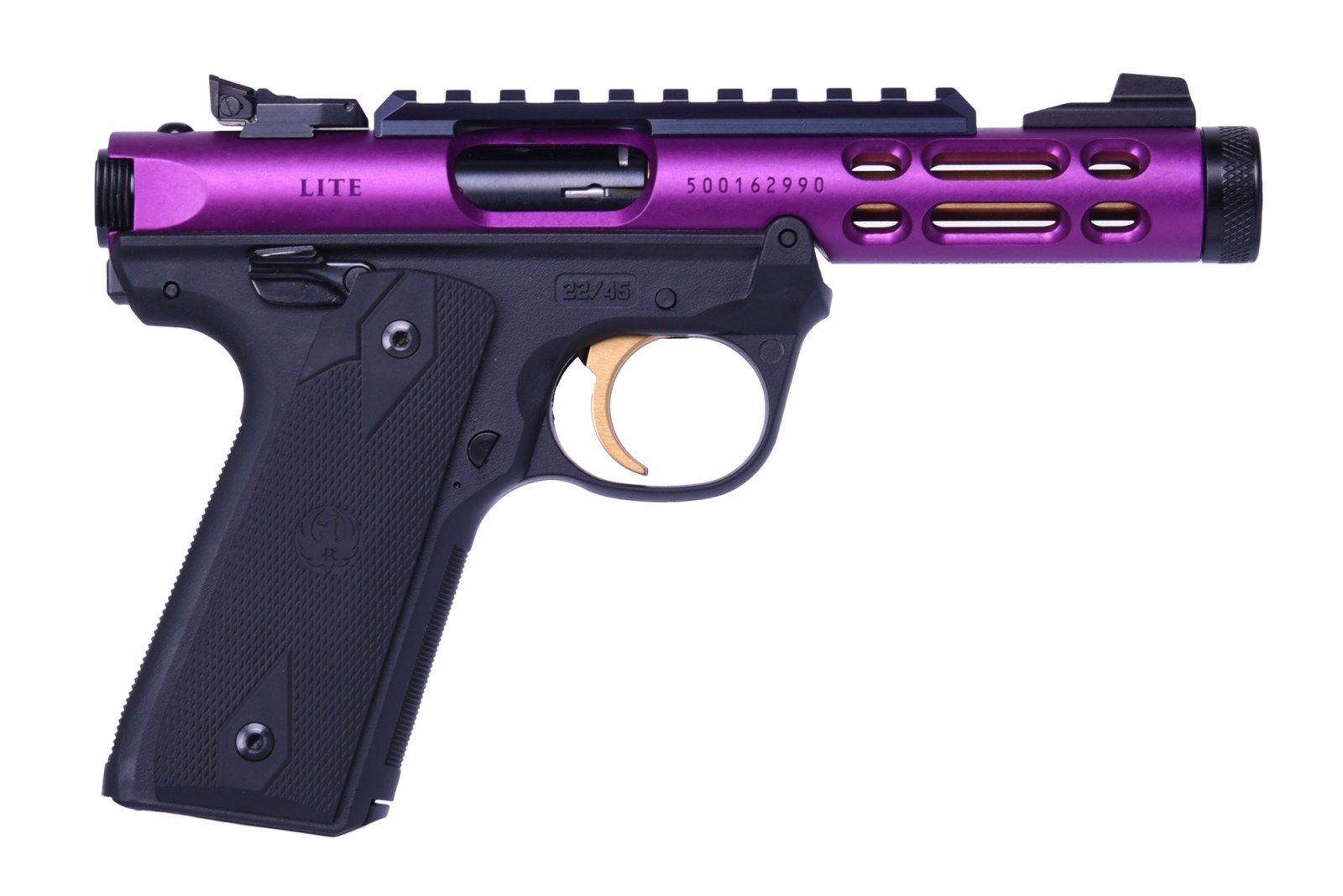 Ruger Mark IV 22/45 Lite 22 LR PURPLE/GOLD-img-0